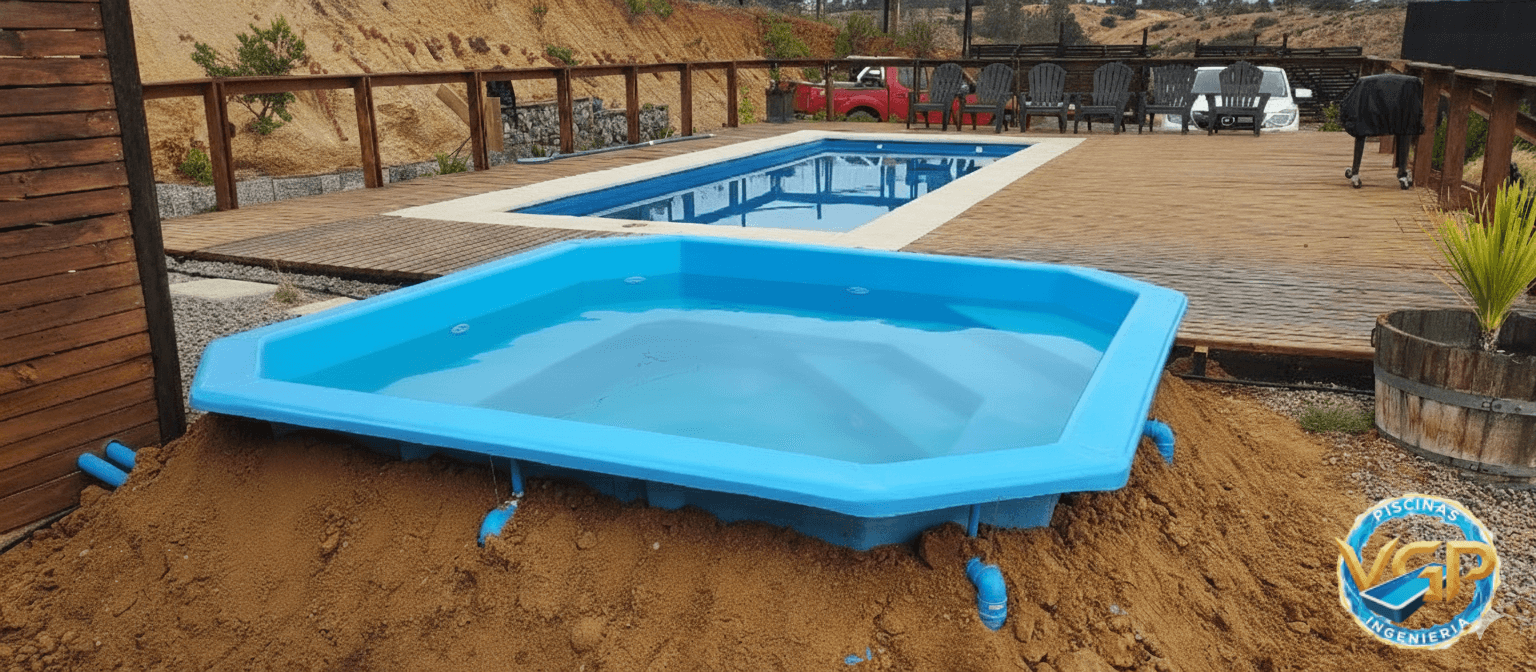 Jacuzzi de fibra de vidrio 2.5 mts Instala tú mismo. - Imagen 3