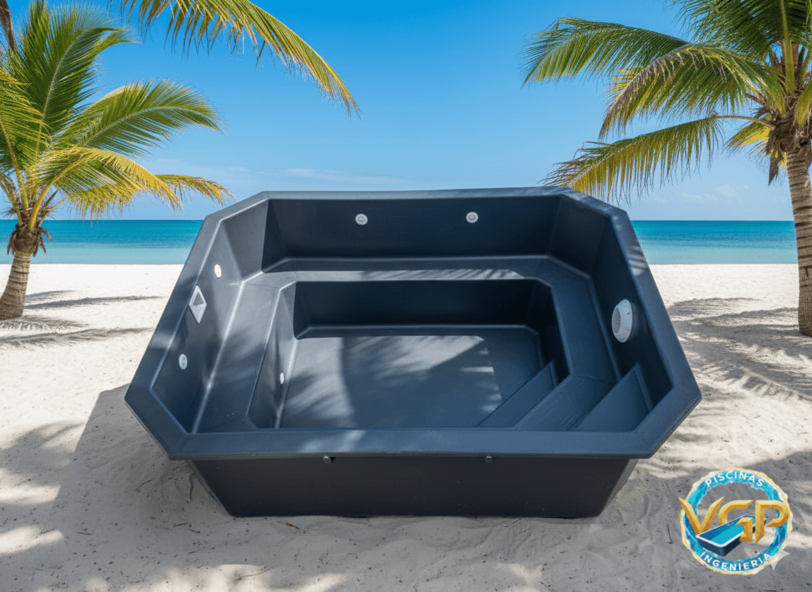 Jacuzzi de fibra de vidrio 3.10 mts Instala tú mismo. - Imagen 2