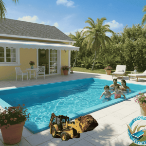 Solo Excavación para Piscina 3.50 mts.