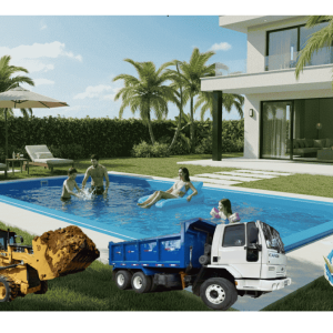 Excavación y Retiro de Tierra para Piscina 7.15 mts.