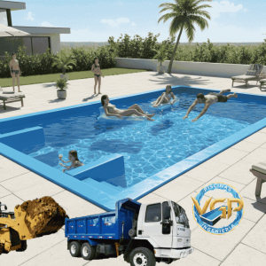 Excavación y Retiro de Tierra para Piscina 7.5 mts.