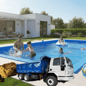 Excavación y Retiro de Tierra para Piscina 7.0 mts.