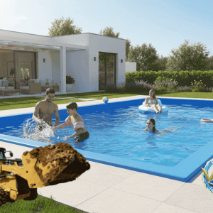 Solo Excavación para Piscina 7.0 mts.