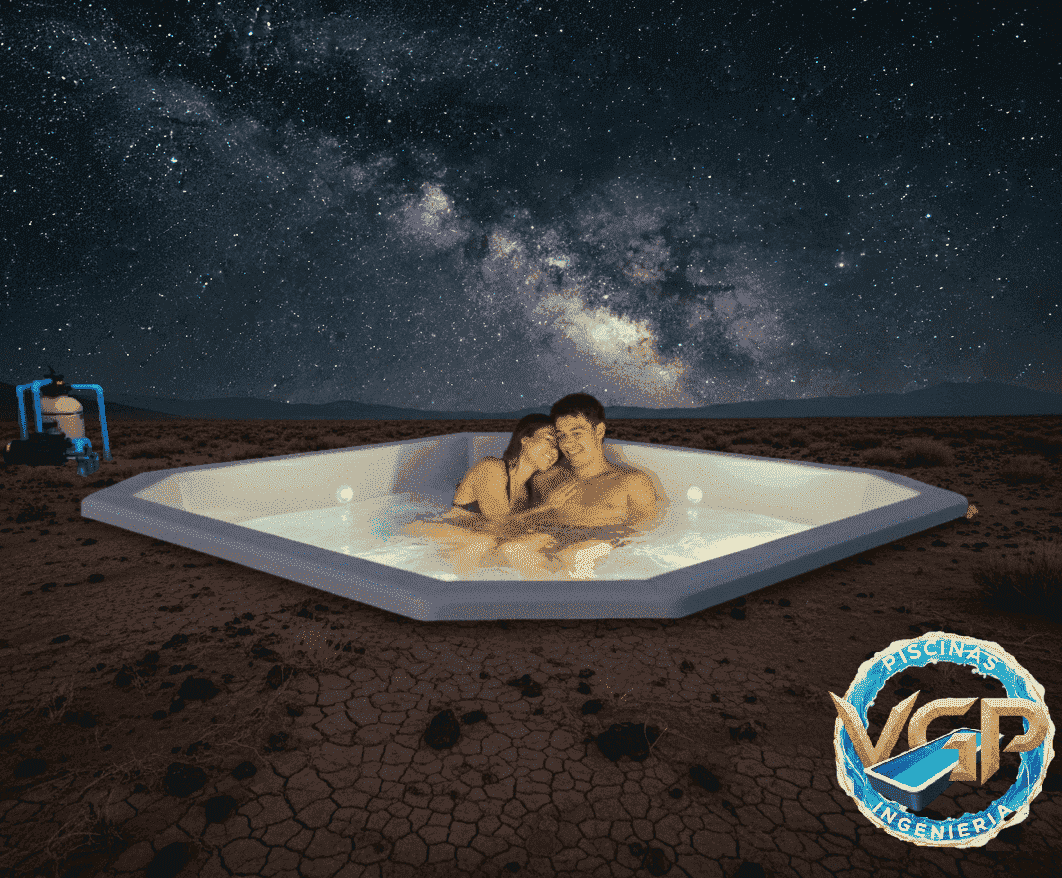 Jacuzzi de fibra de vidrio 2.5 mts Instala tú mismo.