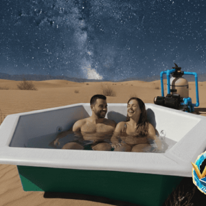 Jacuzzi 1.7 mts Hexagonal Borde a Media Altura Instala con Nosotros.