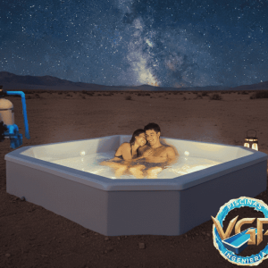 Jacuzzi 2.5 x 2.5 mts, Media Altura, Instala con Nosotros.