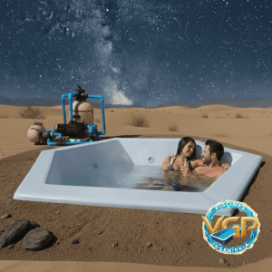 x-Jacuzzi 1.7 mts. Hexagonal