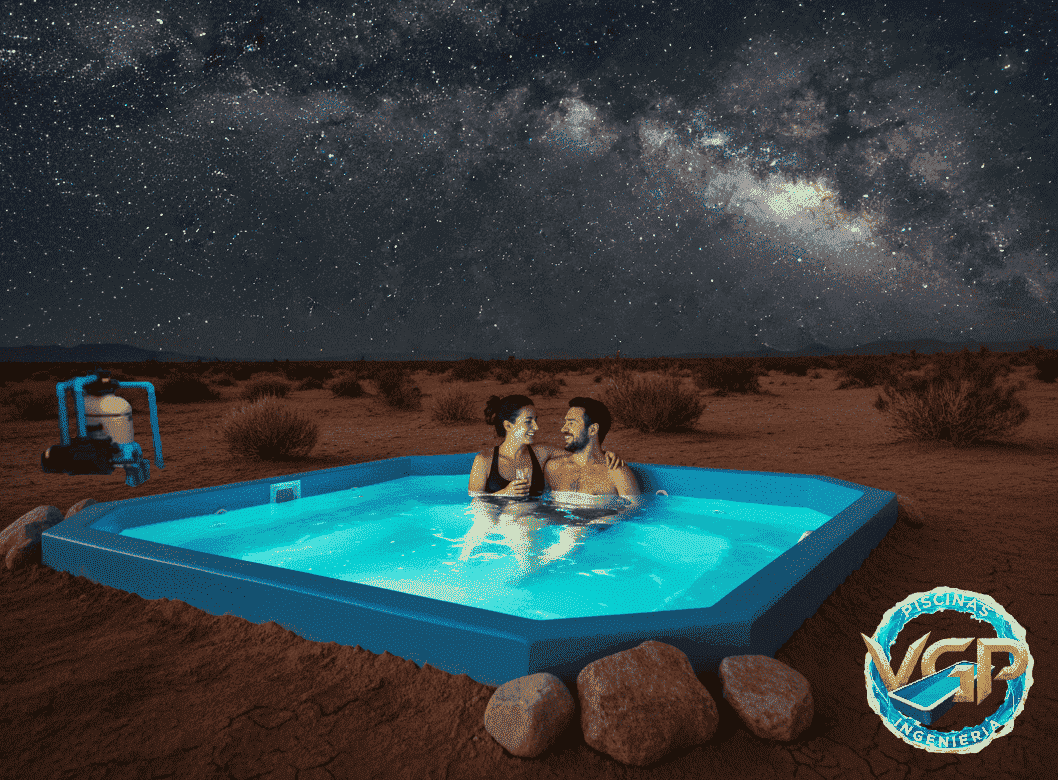 Jacuzzi de fibra de vidrio 3.10 mts Instala tú mismo.